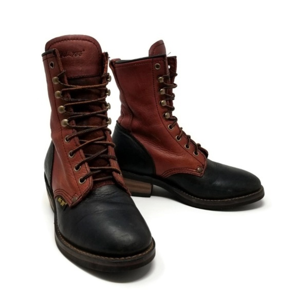 black packer boots